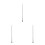 3Pcs Telescoping Clothesline Rods Silver Clothes Drying Poles 3