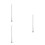 3Pcs Telescoping Clothesline Rods Silver Clothes Drying Poles 5