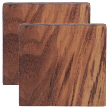4 Pcs 10x10cm 1cm Thick Walnut Wood Planks for DIY Crafts Furniture