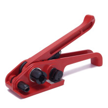 Heavy Duty Poly Strapping Tensioner Red Banding Tool for 1/2 to 3/4 Inch Polyester Straps
