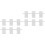 2 Pack Purse Hook Bag Mesh Diy 40x36.5x0.1cm White 4