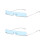 2 Pcs Miss Sunglasses Metal Frame 5