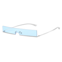 2 Pcs Miss Sunglasses Metal Frame