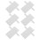2 Pack Purse Hook Bag Mesh Diy 40x36.5x0.1cm White 8