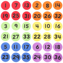Assorted Color Floor Tags for Kids Nylon Carpet Markers