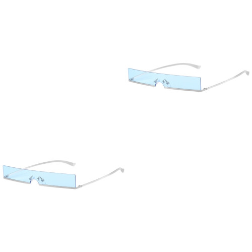 2 Pcs Miss Sunglasses Metal Frame 2