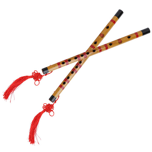 3 Sets 2Pcs Bamboo Flute Traditional Musical Instrument For Beginner 2