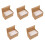 500Pcs Lightweight White Blank Cards for DIY Notes and Study 5