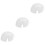 3Pcs White Hard Hat Insert Lightweight Bump Cap for Men Workplace Use 3
