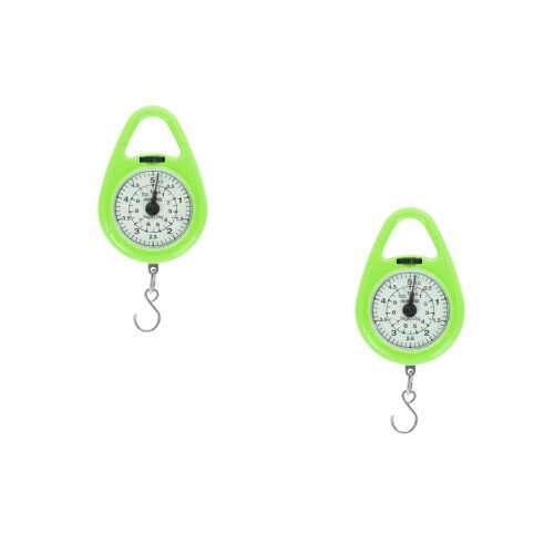 2Pcs Compact Spring Scale Portable Hanging Scale for Luggage Use 2