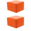 2Pcs PU Orange Watch Display Case Single Watch Organizer 7