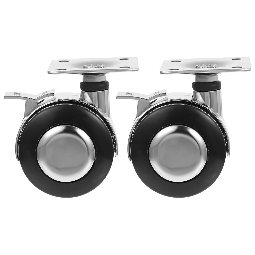 12Pcs Stable Black Office Chair Caster Wheels For Hardwood And Carpet 3631253733307