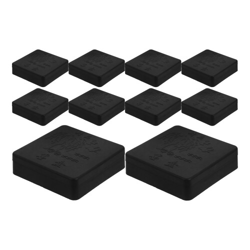50Pcs Portable Black Plastic Ink Dish Tray for Calligraphy Practice 2
