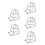 5Pcs Metal Fire Sprinkler Cage Protective Cover 4