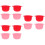 12Pcs Assorted Color Folding Silicone Wax Bean Melting Bowls Home Use 7