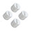 4Sets Silver Iron Cookie and Candy Container Mini Airtight Storage Tin 5