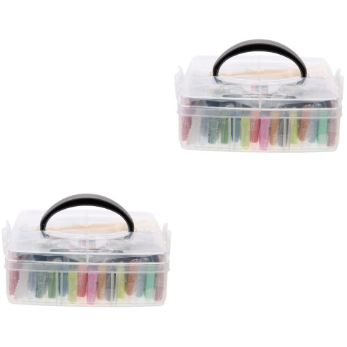 2 Sets Diy Clay Craft Kit Polymer Clay Tools Earring Keychain 2
