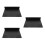 3Pcs Black Plastic Model Holder Stand Figure Organizer DIY Storage 8