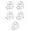 5Pcs Metal Fire Sprinkler Cage Protective Cover 8