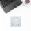 Sky-Blue Plastic Geometric Ruler For Accurate Measuring Use 6