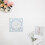 Sky-Blue Plastic Geometric Ruler For Accurate Measuring Use 5