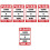 Set Of 5 Package Sticker Label Leave Here Reminder Flat Surface 6