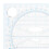 Sky-Blue Plastic Geometric Ruler For Accurate Measuring Use 8