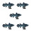 5pcs Fish Figurines Marine Decor for Kids Desktop 10