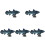 5pcs Fish Figurines Marine Decor for Kids Desktop 4