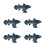 5pcs Fish Figurines Marine Decor for Kids Desktop 8