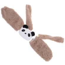 10Pcs Soft Plush Motorcycle Handlebar Cover Cute Cartoon Grip Pads
