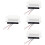 4pcs Rv Fan White Car Accessories Copper 6