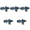 5pcs Fish Figurines Marine Decor for Kids Desktop 5
