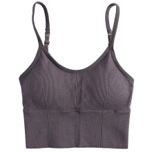 3 Pcs Wireless Wrapped Chest Yoga Bra Stretchable Breathable Purple
