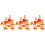 30 Pcs Mini Traffic Cones For Kids Learning And Sand Table Play 4