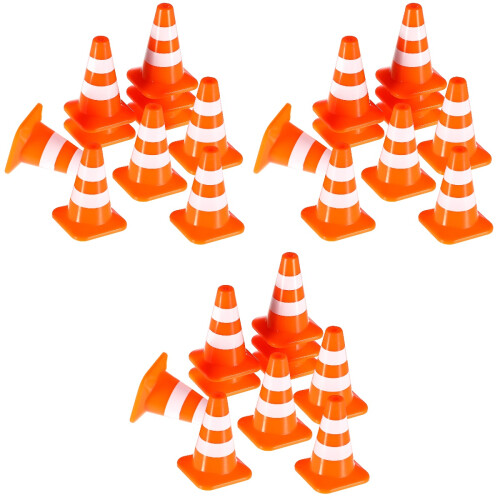 30 Pcs Mini Traffic Cones For Kids Learning And Sand Table Play 2