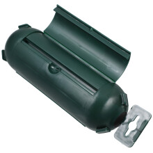 Extension Cord Safety Cover Green 1pack 8.25x2.75x2.75in