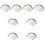 96 Pcs Natural Eyebrow Stickers Fake Eyebrow Paste 5