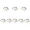 96 Pcs Natural Eyebrow Stickers Fake Eyebrow Paste 6
