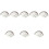 96 Pcs Natural Eyebrow Stickers Fake Eyebrow Paste 7
