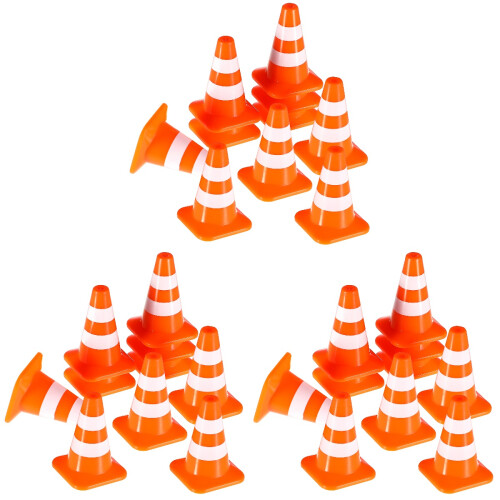 30 Pcs Mini Traffic Cones For Kids Learning And Sand Table Play 1