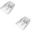 2pcs Stainless Steel Snow Snow Pusher Winter 6