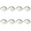 96 Pcs Natural Eyebrow Stickers Fake Eyebrow Paste 3