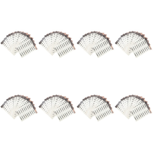 96 Pcs Natural Eyebrow Stickers Fake Eyebrow Paste 2