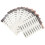 96 Pcs Natural Eyebrow Stickers Fake Eyebrow Paste 2