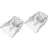 2pcs Stainless Steel Snow Snow Pusher Winter 4