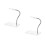 2Pcs Clear Doll Display Stands Plastic Model Holder for Action Figures 7