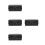 4Pcs Black Outdoor Electrical Box Weatherproof Plastic Outlet Covers 4