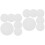 2 Pcs Laboratory Filter Paper For Chemistry Medium Flow Qualitative 10