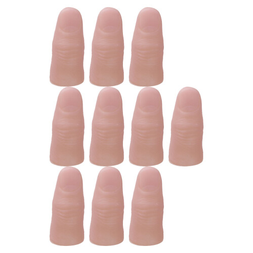 80 Pcs Simulation Finger Stall Thumb Performance Props